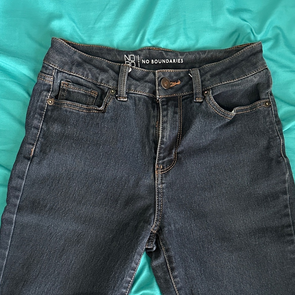 No Boundaries Women's Dark Blue Skinny Jeans